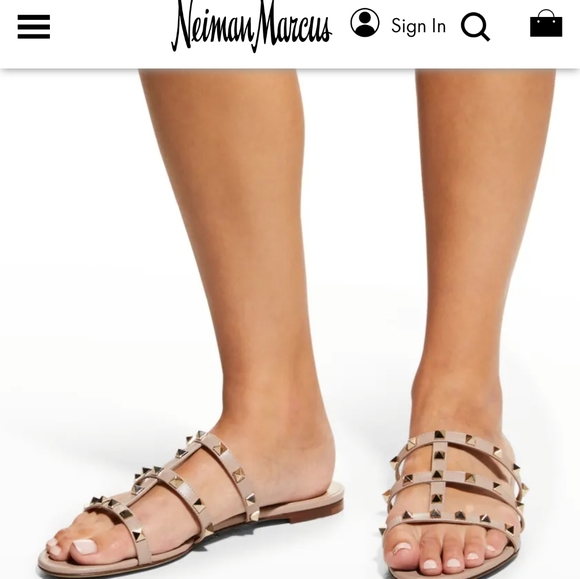 Valentino Garavani Shoes - NEW Valentino garavani rockstud womens slides size 38.5